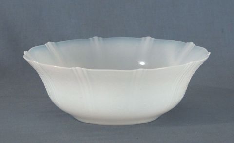 Bowl de opalina blanca