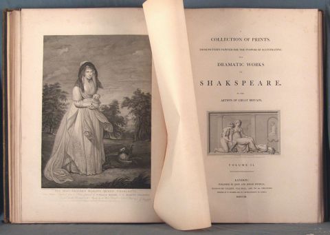 Collection of prints of Shakespeare, publicado por Boydell.