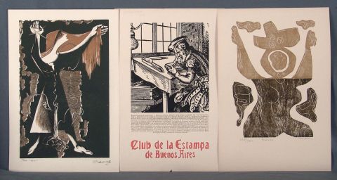 Club de Rosario con 45 grabados: Bellocq, Rebuffo, Thibon de Livian, etc.