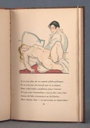 VERLAINE, Paul. Chansons por elle, Ilust. de Quint, Paris, 1903. Enc. 1/2 cuero.