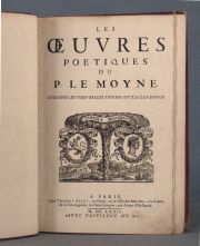 LE MOYNE. Oeuvres Poetiques. Paris, 1672.