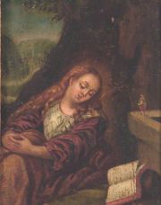María Magdalena, óleo sobre cobre.