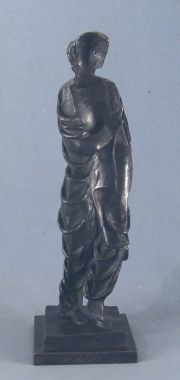 ZADKINE, Ossip. Femme Drape 1927, escultura bronce. Numerada 5/8.