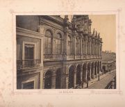 La Bolsa y Vista desde la Cima de la Matriz , dos fotografías albuminadas editadas por Galli y Cia, 1875 a través del