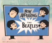 Beatles, Now Appearing, celuloide de animación (Animation Cell), recreación de los Cartoons Series  The Beatles