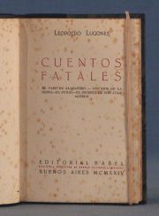 LUGONES, Leopoldo: CUENTOS FATALES. 1 Vol.