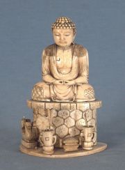 Buda Chino de marfil.