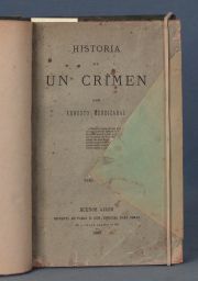 MENDIZABAL, Ernesto: HISTORIA DE UN CRIMEN...1 Vol.