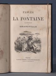 LA FONTAINE, Jean de: FABLES ILLUSTRATIONS PAR GRANDVILLE...1 Vol.