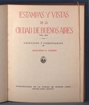 MOORES, Guillermo H. ESTAMPAS y VISTAS de la Cdad de Bs.As... 1 Vol.
