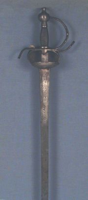 Espada siglo XVIII, con guardamano, 1792