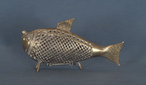 Pescados de bronce. Ex. Colecc. Eugenia de Chikoff