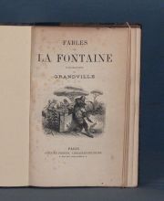 LA FONTAINE., Fables de Ilustradas por Grandville, 1885. Garnier.