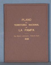 PLANO DEL TERRITORIO NACIONAL DE LA PAMPA, 1930.