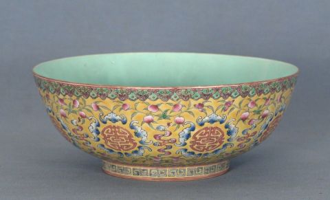 Gran bowl de porcelana china