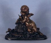 Peiffer, A. Putino, escultura bronce patinada, firmada.