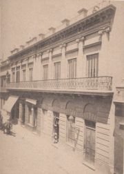 Christiano Junior. Calle de Bs. As. Foto c. 1870.