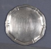 Bandeja circular de plata 925 Sterling