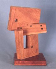 STIMM, Oswald. Composicin, talla de madera, grande