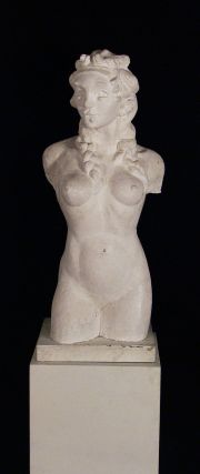 FERREIRA, Gustavo. Torso Afrodita, escultura yeso.