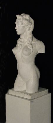 FERREIRA, Gustavo. Torso Afrodita, escultura yeso.