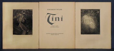WILDE, Eduardo. Tini. Aguafuertes de Mortola de Bianchi, 1948. SBA, en rústica.