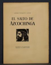Lopez, El salto de Azcochinga. SBA, 79/100, xilografia de Nicasio