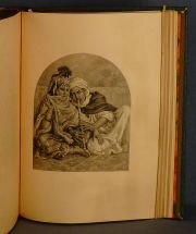 Dinet (ilustrador), KADRHA, 16/30 acuarela original Ettienne...Franz encuadernación. Lomo averiado.