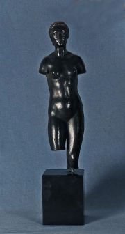 LAGOS, Alberto. Desnudo Femenino', escultura de bce con base.