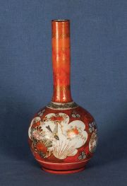 Vasos de porcelana japonesa color coral (23)