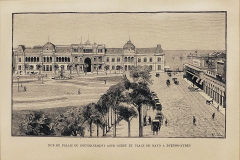 Palais Du Gouvernement, grabado 1890