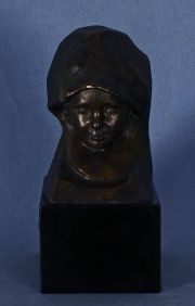 YRURTIA, Ramoncito, escultura bronce
