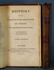 BEAUCHAMP, Alphonse: HISTOIRE DE LA CONQUETE ET DES REVOLUTIONS DU PEROU....2 Vol