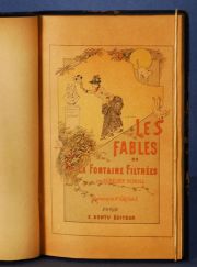 SCHOLL AURELIEN. LAS FABLES DE LA FONTAINE FILTREES. Par Aurelio Scholl- Paris, Edenteu Editeur. 1886. 1 Vol.