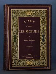 HAVARD, Henry: L´ART A TRAVERS LES MOEURI illustrations par Goutzwillerg. Paris, G. Decali. A cruantin Imprimeurs