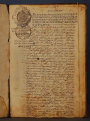Constituciones Syndall, siglo XVII, pergamino oscuro (130)