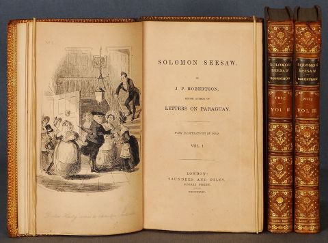 Robertson J.P. : Salomon Seesaw by, 1839, cuero 3 Vol
