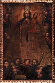 Cuzqueo, leo Annimo, Virgen de la Candelaria.