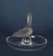 Lalique 'Aves', de vidrio, peq. cascaduras.