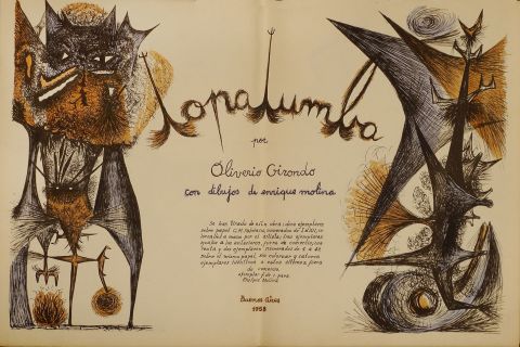 MOLINA - GIRONDO. Topatumba ejemplar coloreado especial para E.M.