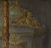 Retrato de la Marquesa Pompadour, copia de Boucher.