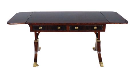 Sofa Table est. Regency palisandro y sillón (tipo Satnford)