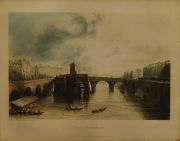 Sutheerland, Thomas, aguatinta 1821 'Pont Notre Dame'