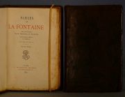 LA FONTAINE. Fables. Compositions inédites de Moreau gravées par Milius. Paris. P. Rouquette, Editeur. 1883. 2 volúmenes