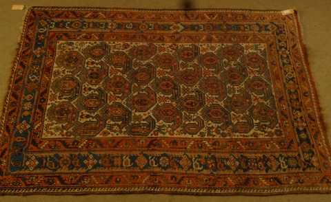 Alfombra Persa Senneh, de lana 184 x 130 cm.