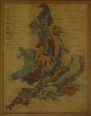 Mapa de Londres y Gales.