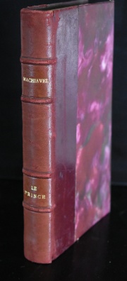 Maquiavelo - Le Prince. Paris,R. SIMON (1936). Enc. 1/2 cuero. 1 vol. .