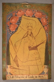Nuestra Señora del Patrocinio, pintura sobre cobre- 472-