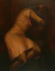 Jimenez, Teresa. Figura II, óleo sobre tela fdo. 1982