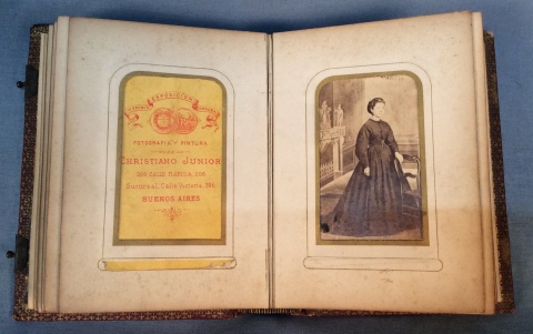 Album con Cartes de Visite -1870